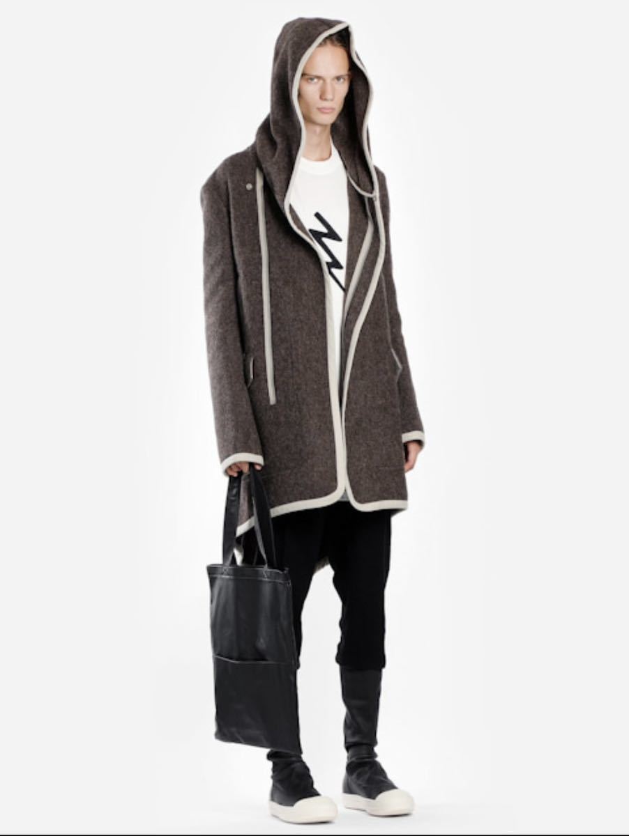 RICK OWENS LARRY ウール DARK MAD size48 COAT リックオウエンス