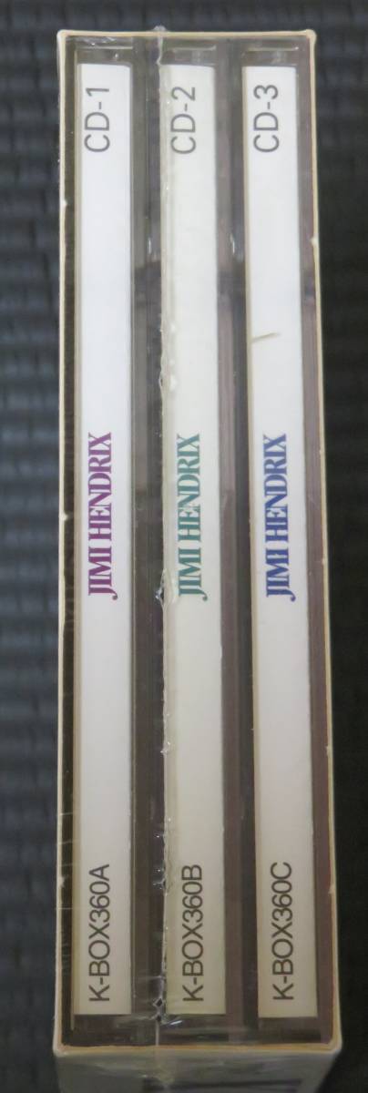 ◆Jimi Hendrix◆ ジミ・ヘンドリックス Jimi Hendrix Box 未開封 3CD 3枚組 輸入盤 K-BOX360_画像2