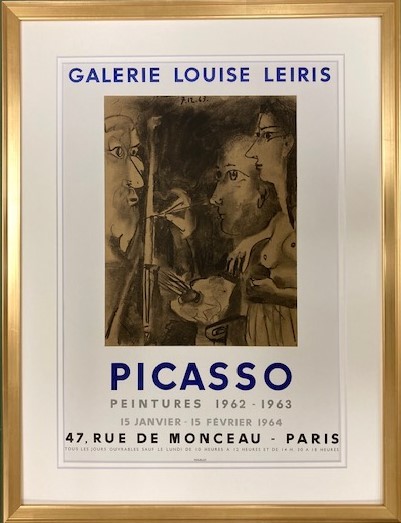 【特価】　≪　　パブロ・ピカソ　　≫　　オリジナルリトグラフ【石版画】　 1964年　　GALERIE LOUISE LEIRIS 　 PABLO　PICASSO