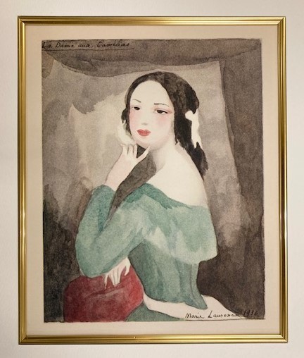 特価】 ≪ マリー・ローランサン ≫ オリジナルコロタイプ版画 CAMILLE