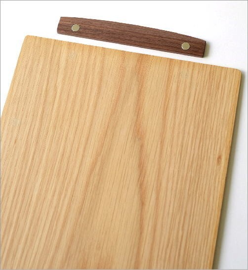 バインダー クリップボード A4 おしゃれ 縦横両用 木製 マグネット 磁石 クリップ 天然木 木のbinder ナラの画像4