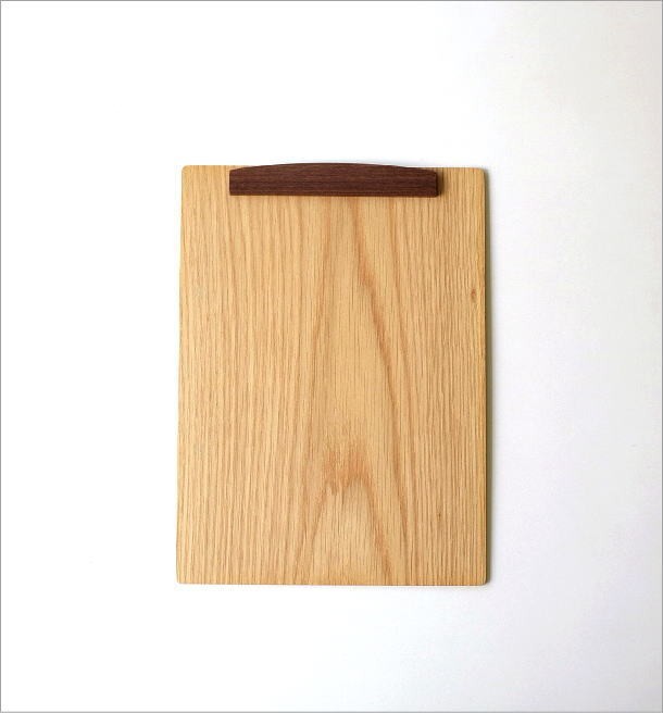 バインダー クリップボード A4 おしゃれ 縦横両用 木製 マグネット 磁石 クリップ 天然木 木のbinder ナラの画像6