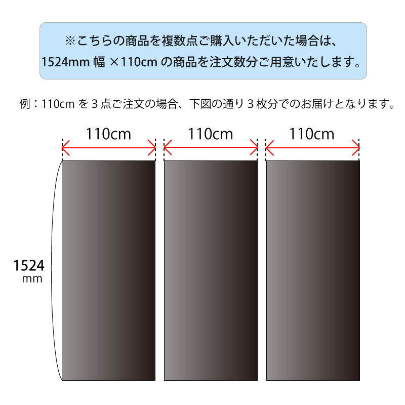 【1524mm幅×110cm】 ３M カーラッピングフィルム ブラックメタリック (2080-br212)_画像2