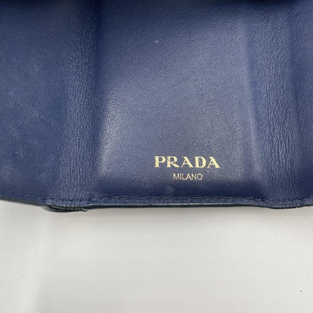 超安い販売中 PRADA プラダ 三つ折り財布 レディース コンパクト