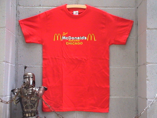 McDonald's CHICAGO★ [rockn roll]s/sTシャツ新品S RE ★大特価の画像1