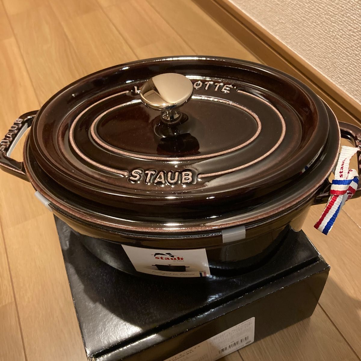 3月末まで 新品未使用 ストウブ オーベルジン オーバル23cm 3月末まで 新品未使用 ストウブ オーベルジン オーバル23cm