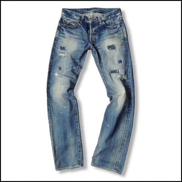 HYSTERIC GLAMOUR ヒステリックグラマー 小窓ダメージ加工デニム HYSTERIC GLAMOUR ヒステリックグラマー 小窓ダメージ加工デニム
