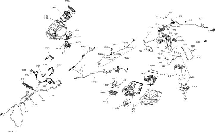 SEADOO GTX 300'19 OEM section (Electrical-System) parts Used [X2207-49]_画像3