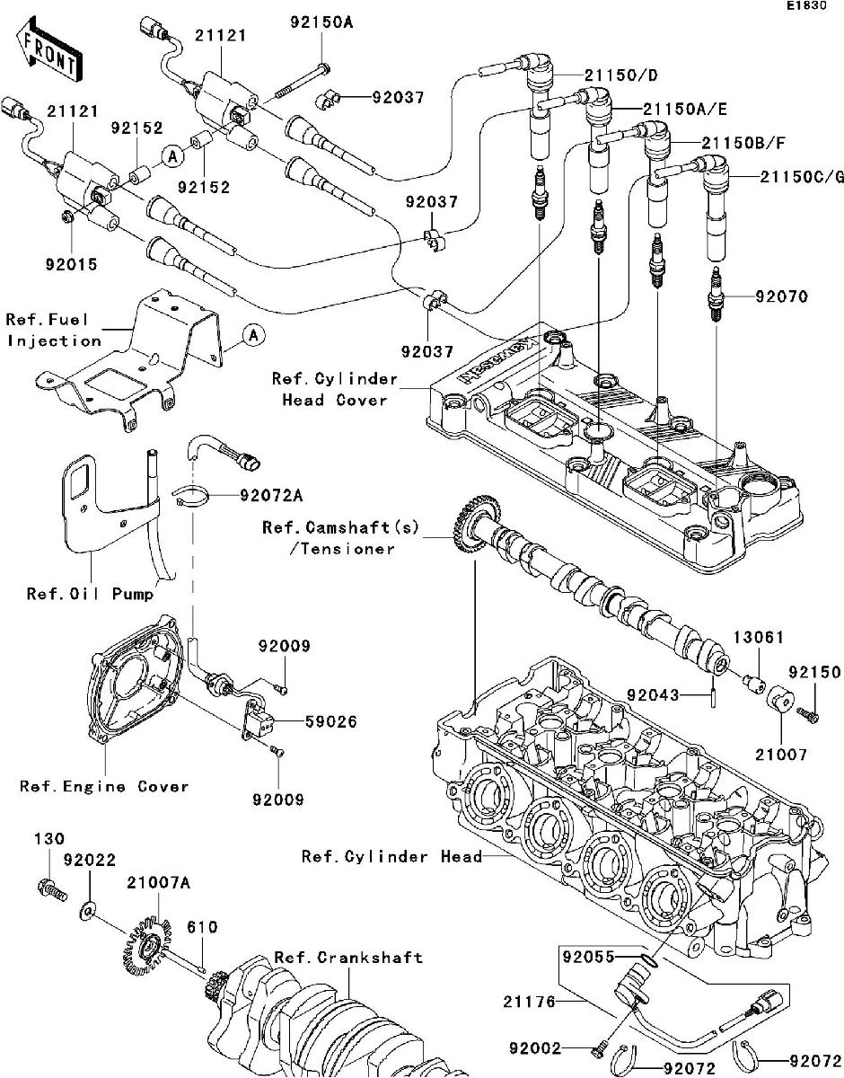 Kawasaki ULTRA250X'07 OEM section (Ignition-System) parts Used [K0668-36]_画像3