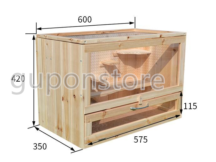  bargain sale! transparent . door holiday house pet cage breeding cage outdoors garden for small animals cage hamster Tonari no Totoro squirrel turning-over prevention 