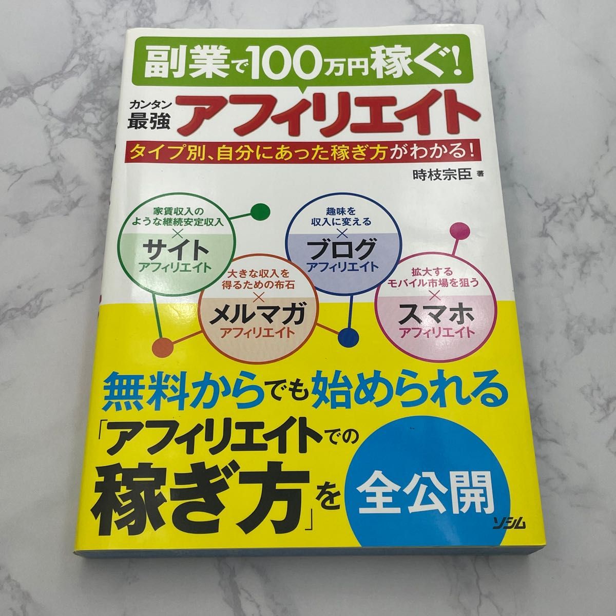 カンタン最強アフィリエイト 副業で100万円稼ぐ! タイプ別、自分にあった稼ぎ方がわかる! 時枝宗臣/著