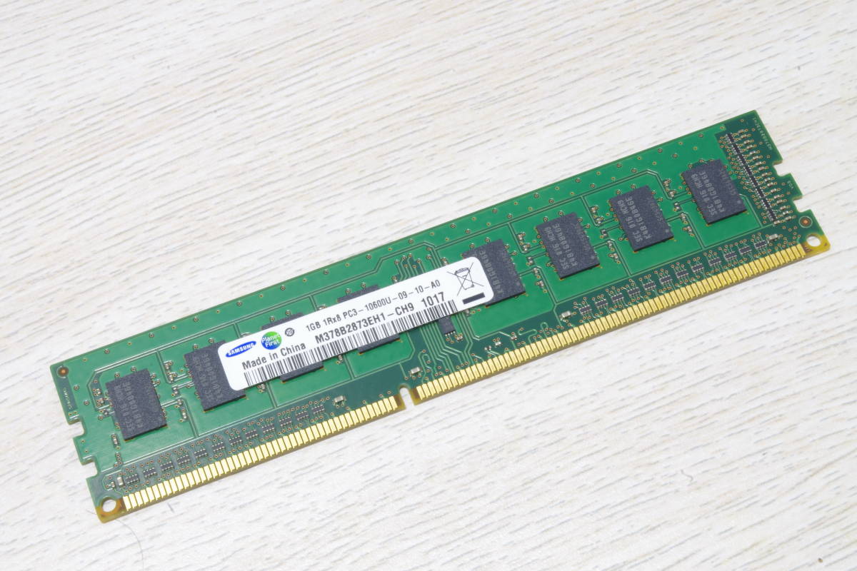 SAMSUNG 1Rx8 PC3-10600U DDR3-1333 1GB_画像1