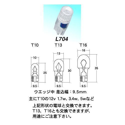 M＆Hマツシマ 電球交換型LED L・ビーム 集光タイプ レッド L704RE_画像1