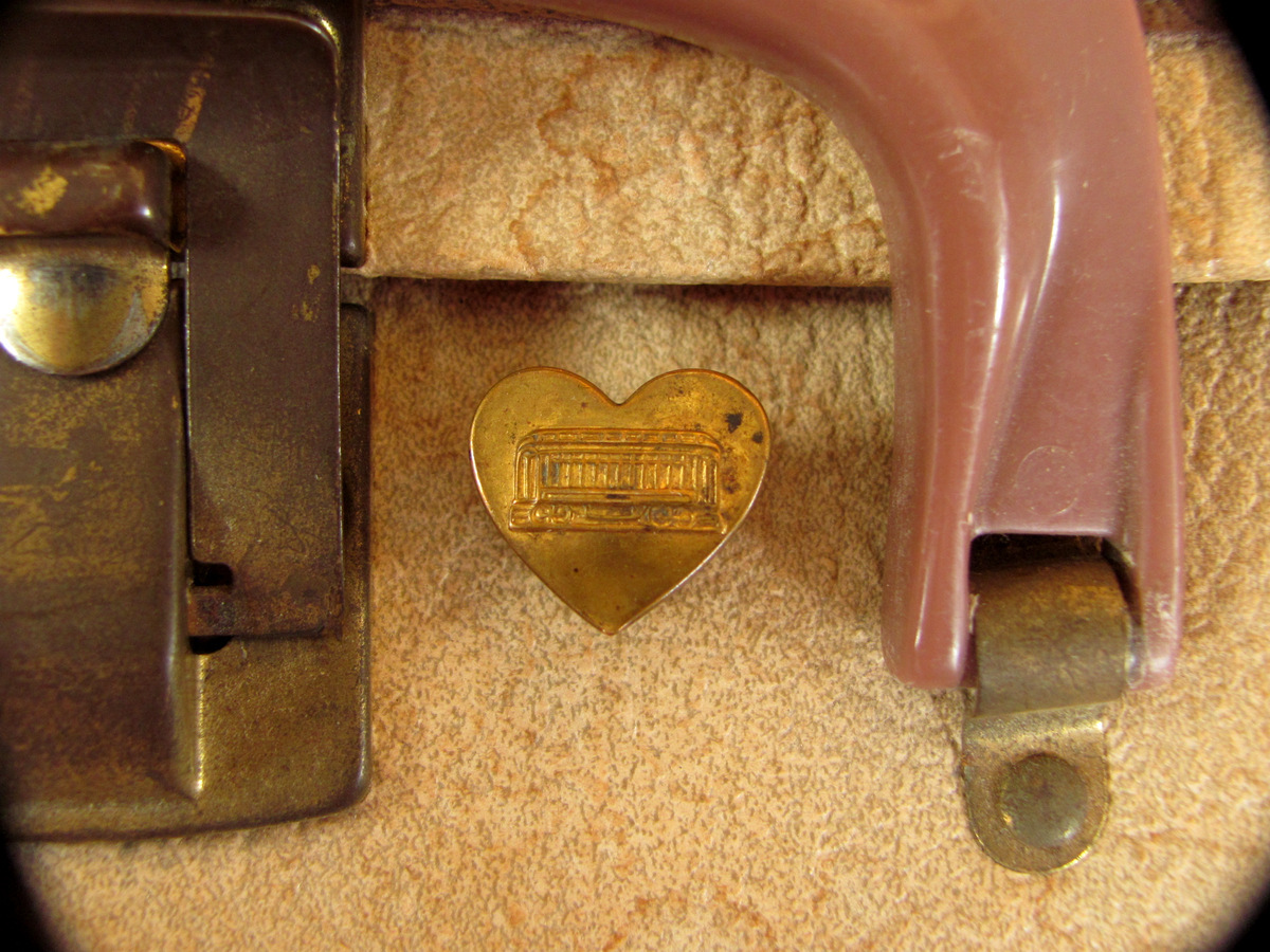 【打ち込みボタン】ハート型 CARHARTT カーハート 1900s - 1910年代 ビンテージ カバーオール用 古着 レア_画像8