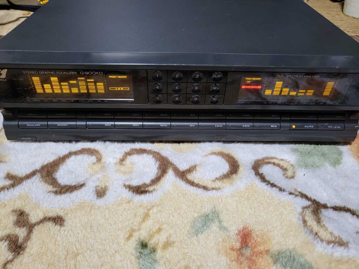 SANSUI G-900XD ステレオグラフィックイコライザー メンテナンス済み-