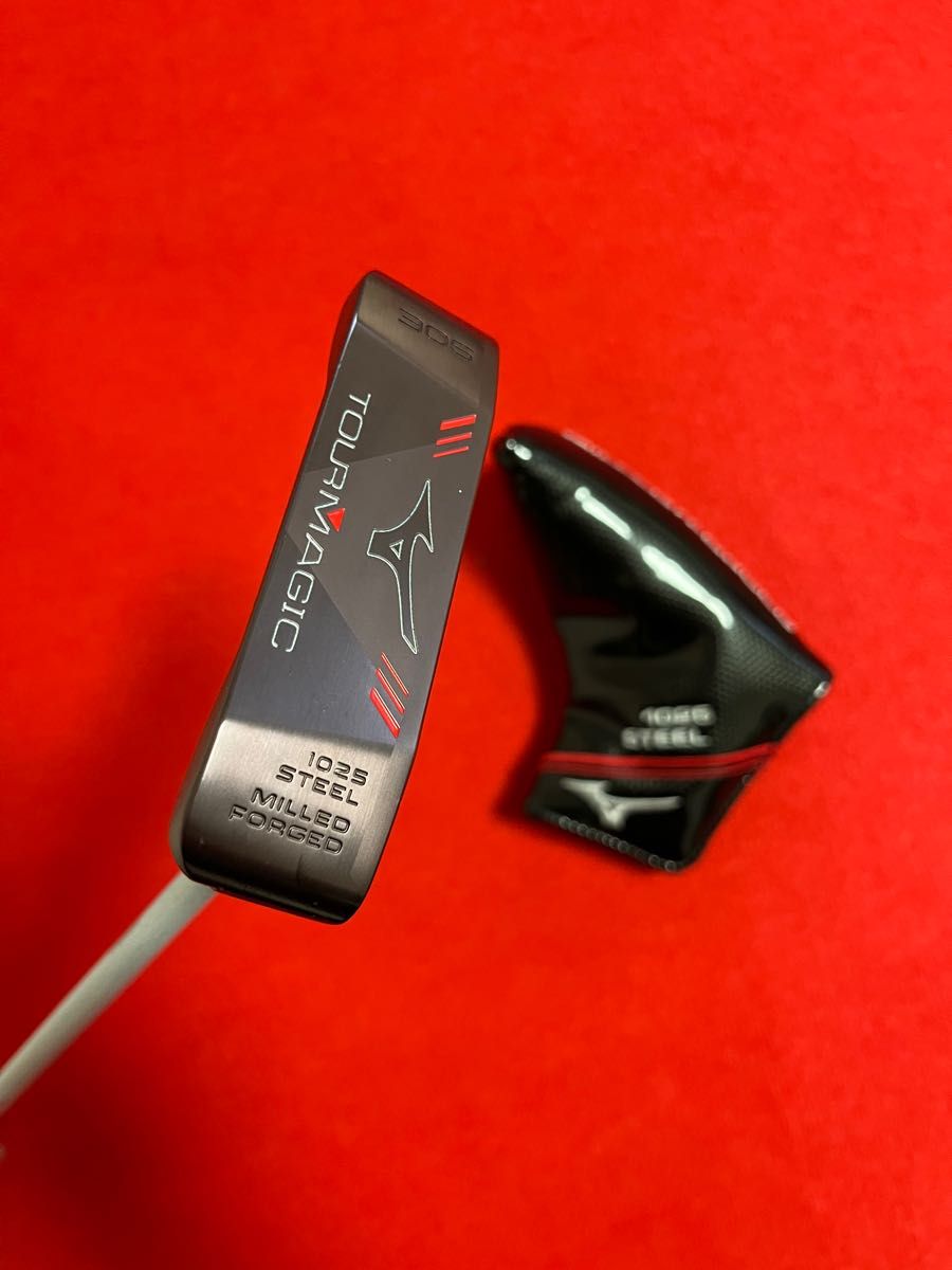 【美品】ミズノ ツアーマジック TOUR MAGIC 306 パター 1025 STEEL MILLD FORGED