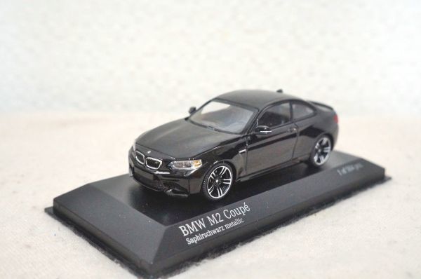 ミニチャンプス BMW M2 クーペ 2016 1/43 ミニカー 黒 ②