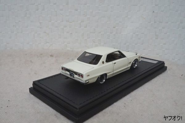 イグニッションモデル 日産 スカイライン 2000 GT-X (KGC10) 1/43 ミニカー 0378 IG 白 ハコスカ_画像2