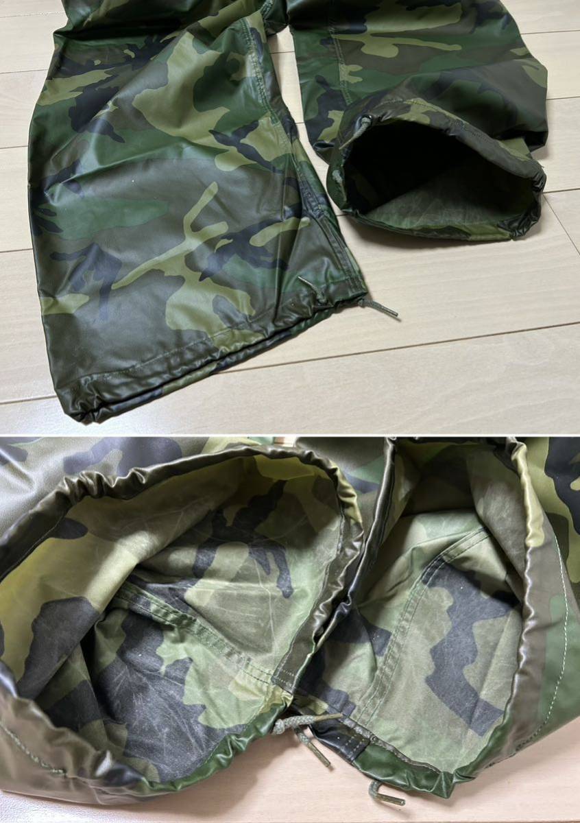 U.S.ARMY military rainsuit * the US armed forces discharge goods * rare the truth thing * camouflage * Kappa * rainwear * unused goods * camp * outdoor * touring 