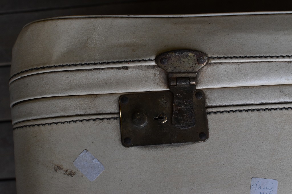 106685 UK ヴィンテージ 英国 トランクケース ビンテージ アンティーク スーツケース　革鞄_画像4