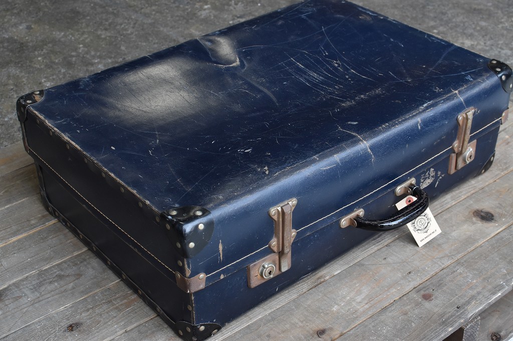 106666 UK ヴィンテージ 英国 トランクケース ビンテージ アンティーク スーツケース　革鞄