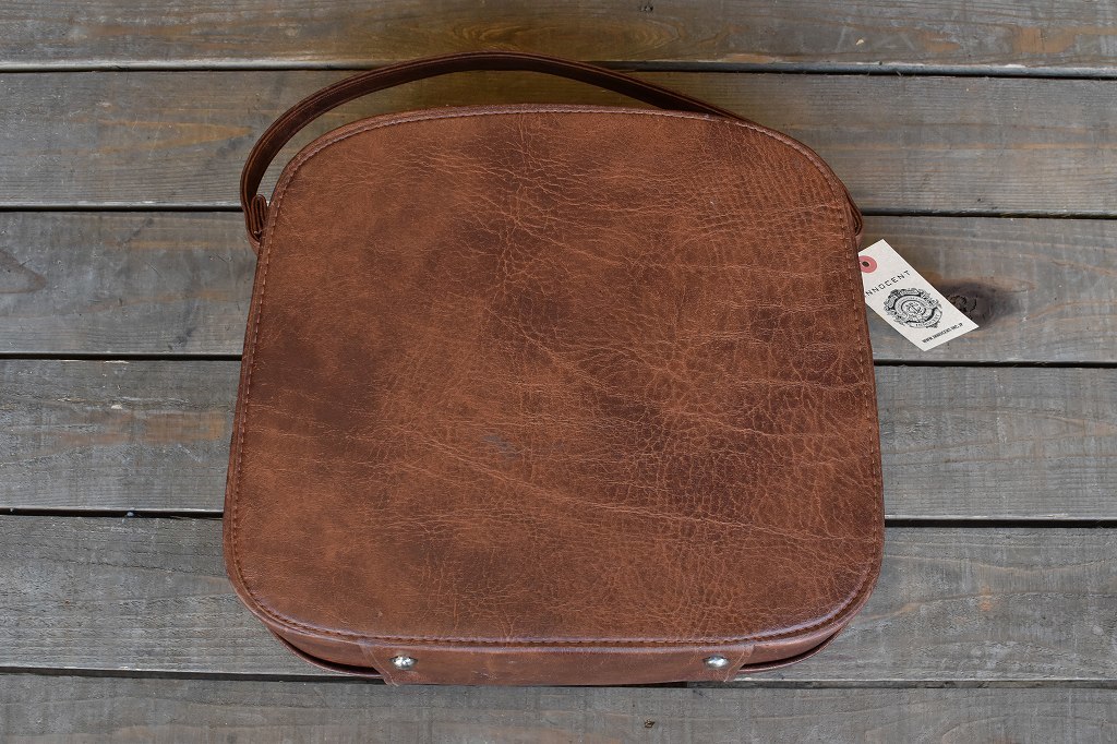 106678 UK Vintage Britain trunk case Vintage antique suitcase leather bag 