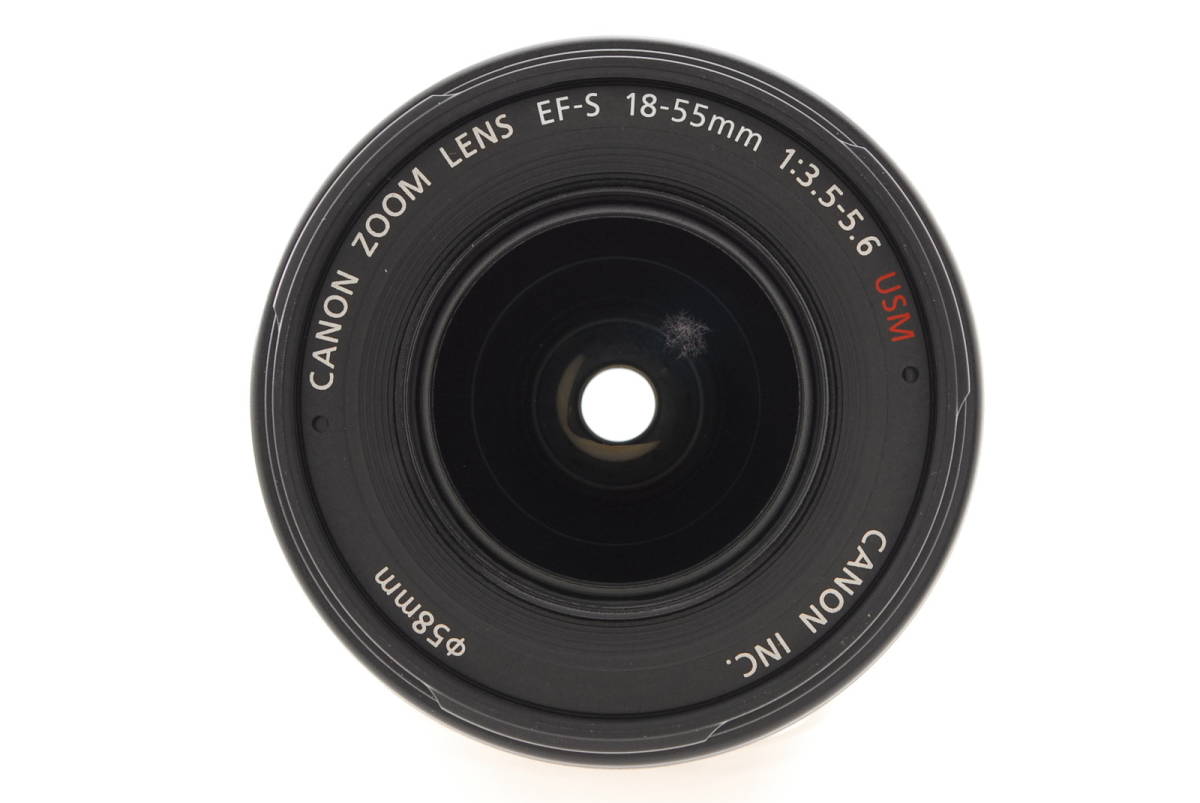 Canon キヤノン EF-S 18-55mm F/3.5-5.6 USM オートフォーカス レンズ (oku2318)_画像8