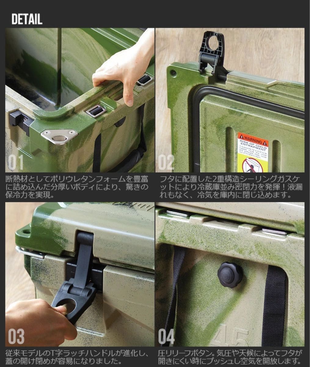 アイスランドクーラーボックス(ICELANDCOOLER)ハードクーラーボックス