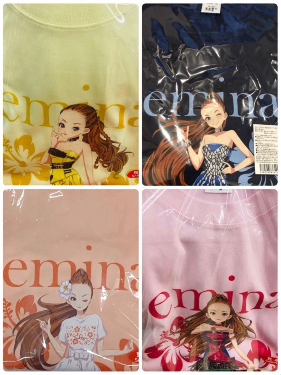 新品 安室奈美恵 セブン エミーナTシャツ4枚セットおまけ付き 割引価格