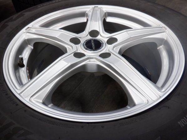 S 送料無料 バリ山 17 5H114.3 7J+38 ブリヂストン ブリザック DM-V2 225/65R17 ハリアー RAV4 CX-5 CX-8 ヴァンガード エクストレイル_画像7