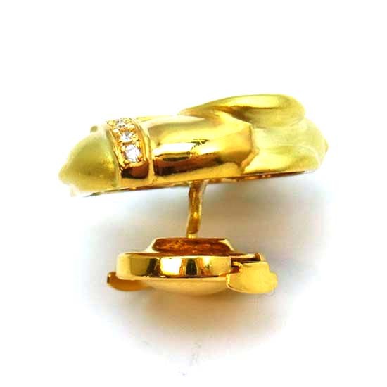 K18 ルビー0.05ct ダイヤモンド0.09ct 象さん タイニーピン NGLカード