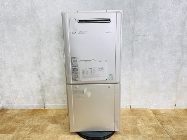 ガスふろ給湯器 【中古】動作保証 RINNAI リンナイ RVD-E2005AW2-1 RVD-E2005AW 都市ガス用 2020年製 ecoジョーズ 脚カバー / 52172_画像2