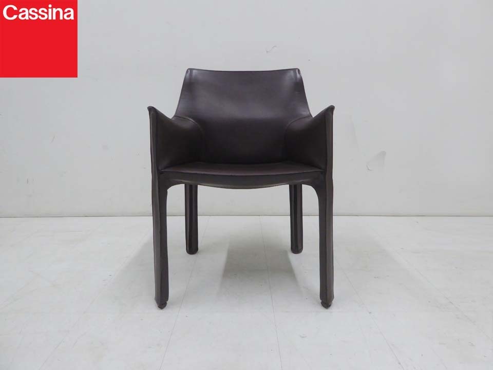 レア?!☆ 正規品□Cassina カッシーナ□413 CABチェア 本革 アーム