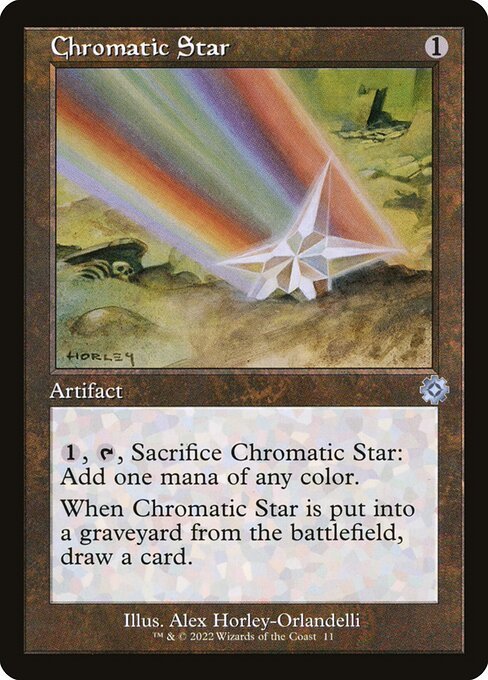 MTG ■無/英語版■ 《彩色の星/Chromatic Star》▲旧枠▲ 兄弟戦争 BRO_画像1