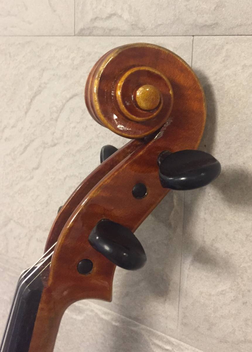 大人用モダン期オイルニスヴァイオリンーGIUSEPPE FIORINI DA BOLOGNA anno 1930 ラベル 祖母の愛用バイオリンを格安で出品致します！_画像7