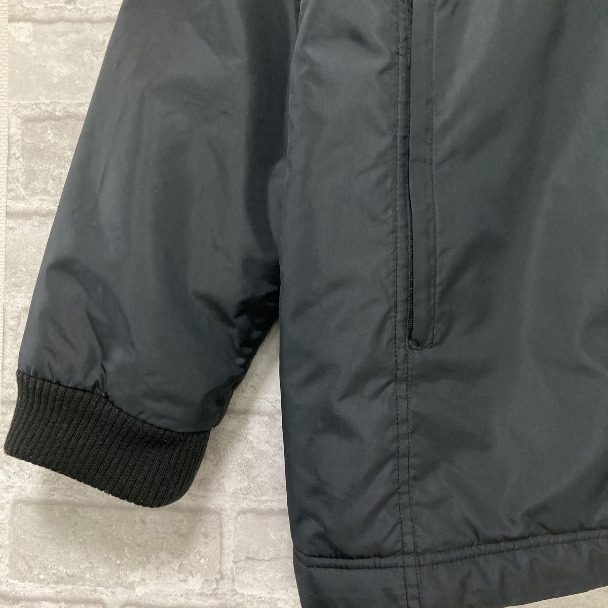90s NIKE GOLF ナイキ ナイロン 中綿 ジャケット ブルゾン 黒 XL