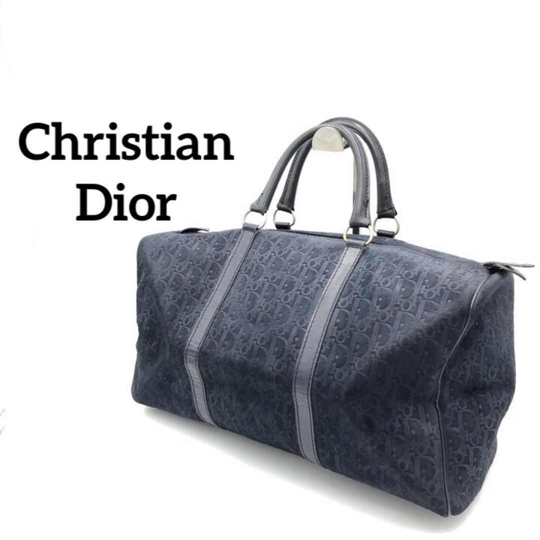 『Christian Dior』ディオール / トロッター柄 ボストンバッグ