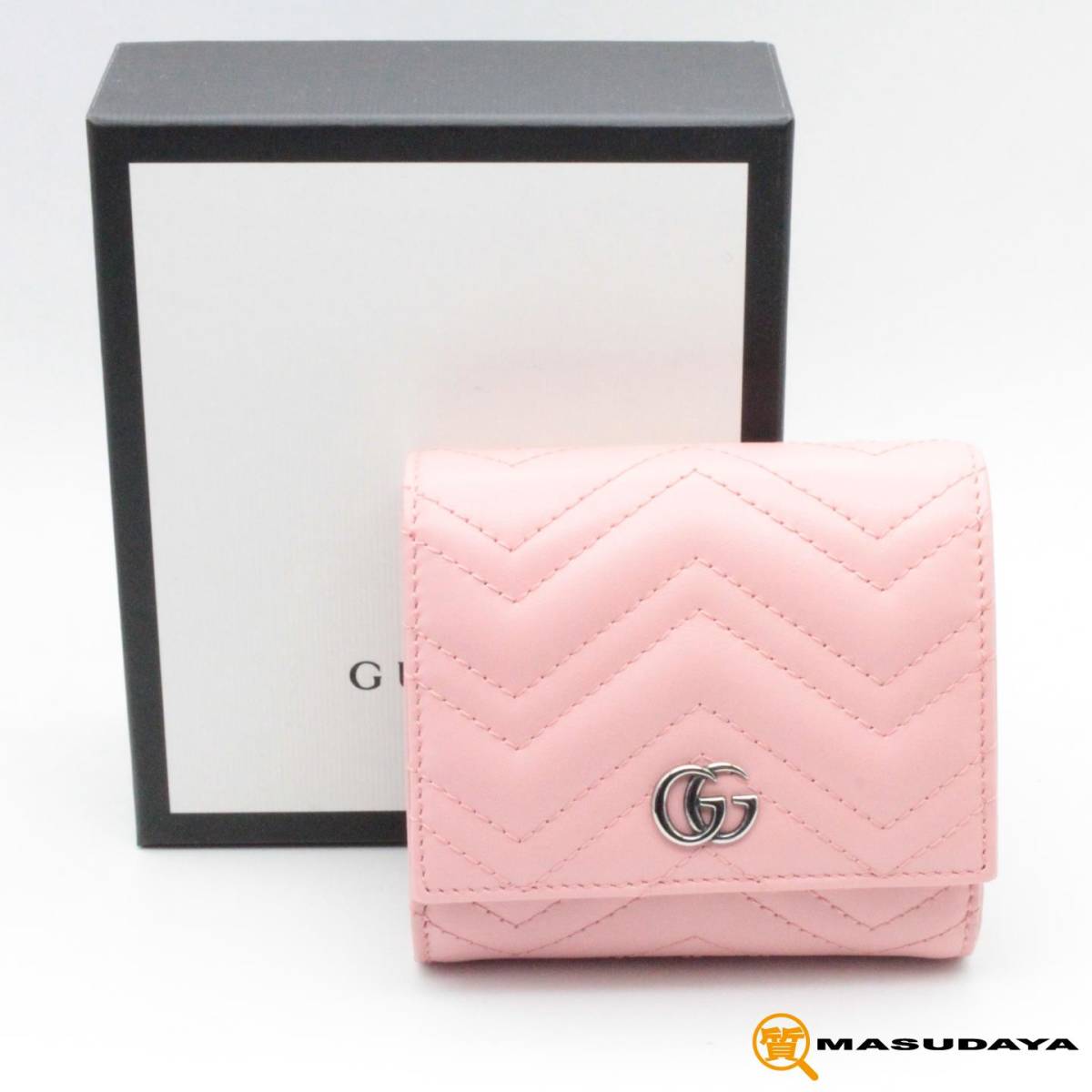 ◆◇【未使用保管品】GUCCI グッチ GG マーモント 2っ折り財布◇◆