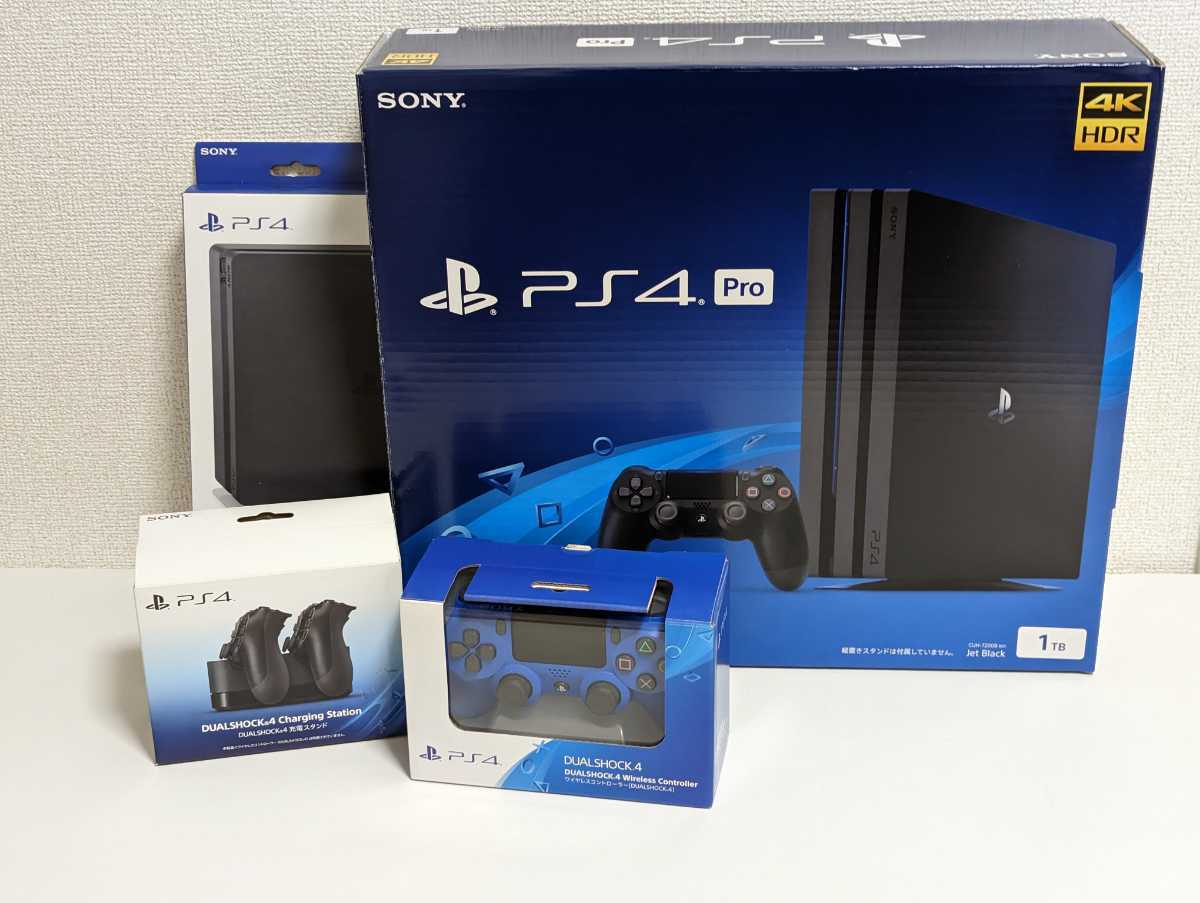 PS4 PRO 1TB 充電スタンド付き CUH-7200B B01 | forext.org.br