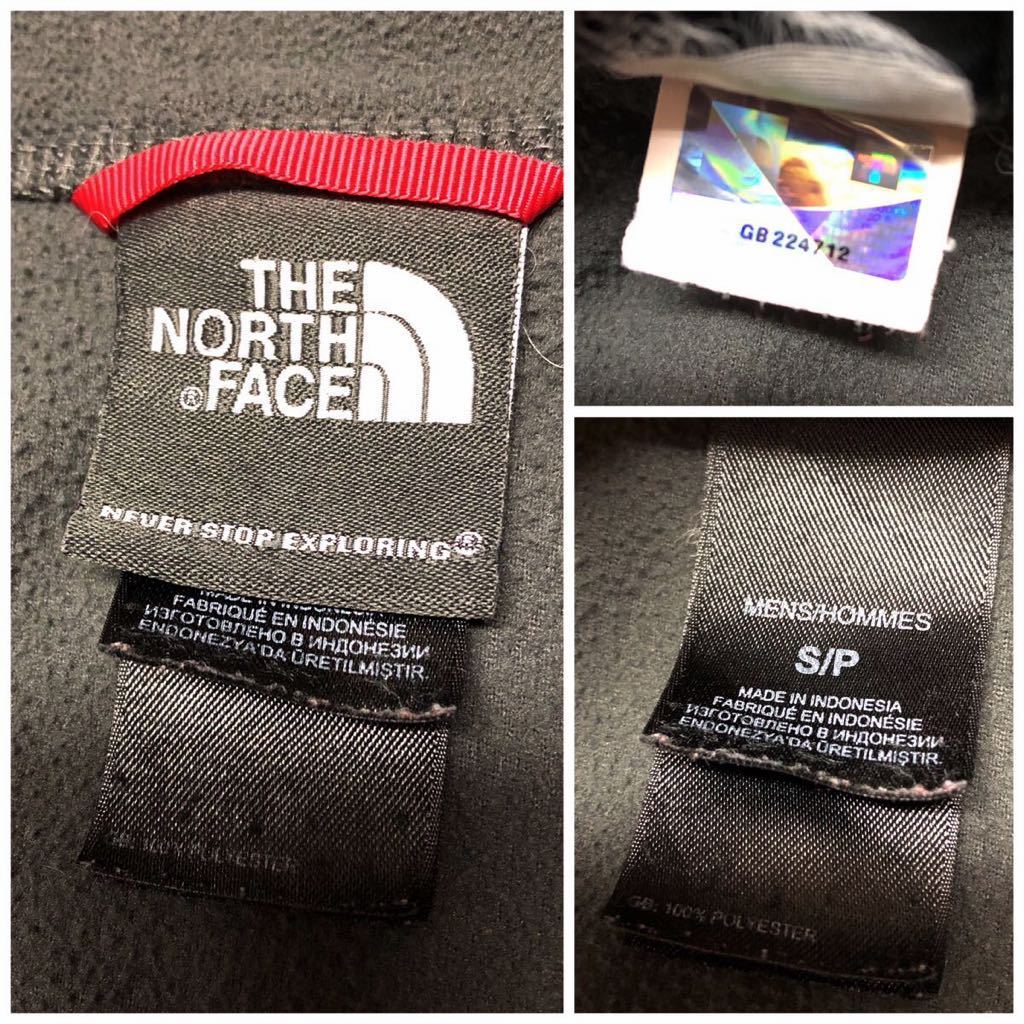 THE NORTH FACE◇ノースフェイス /メンズS ハーフジップ フリース トップス ロゴ刺繍 グレー TKA100 アウトドア アメカジ USA古着_画像7