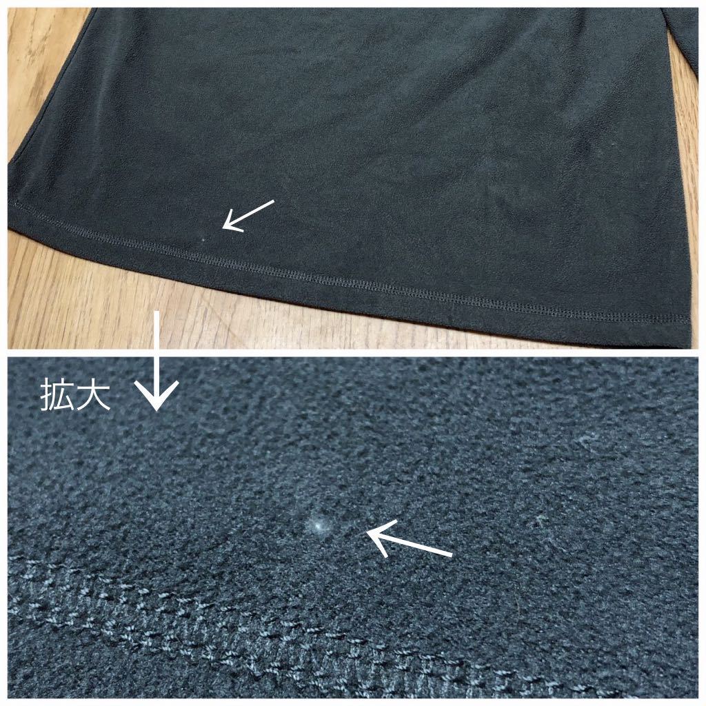 THE NORTH FACE◇ノースフェイス /メンズS ハーフジップ フリース トップス ロゴ刺繍 グレー TKA100 アウトドア アメカジ USA古着_画像8