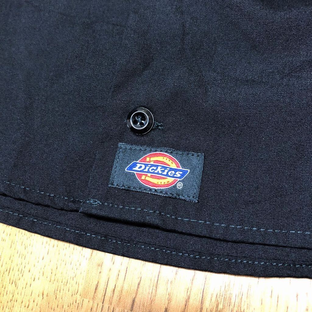 Dickies◇ディッキーズ /メンズ2XL ワークシャツ 長袖シャツ ロゴ刺繍 MY BROKEN PHONE 二つポケット バイカラー アメカジ USA古着_画像6