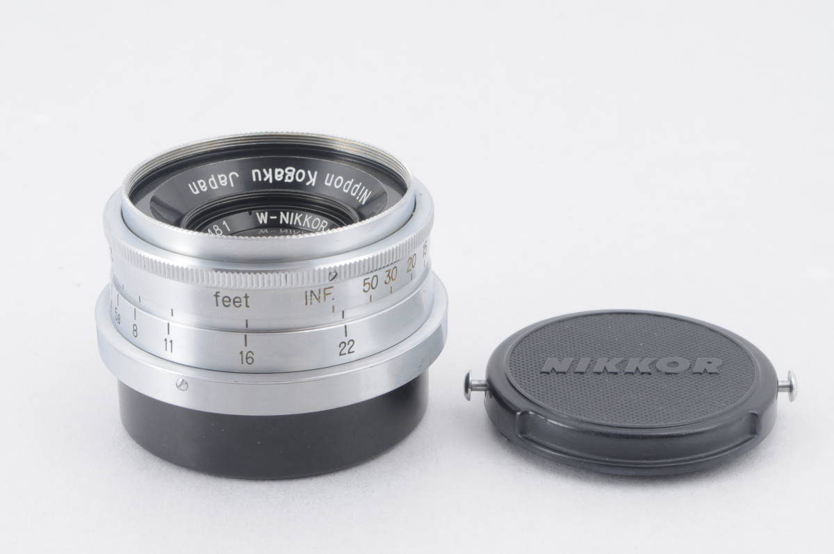 〓良品〓Nikon ニコン Nippon Kogaku W-NIKKOR.C 3.5cm 35mm F2.5 S