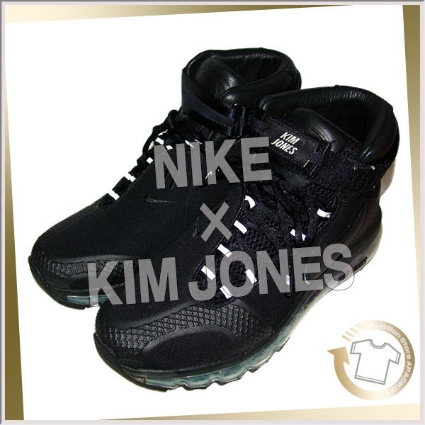 80■NIKE×KIM JONES AIR MAX 360 HI / KJ Black 26cm FOOTBALL REDESIGNED 美品 AO2313-001 SK1_230104_9