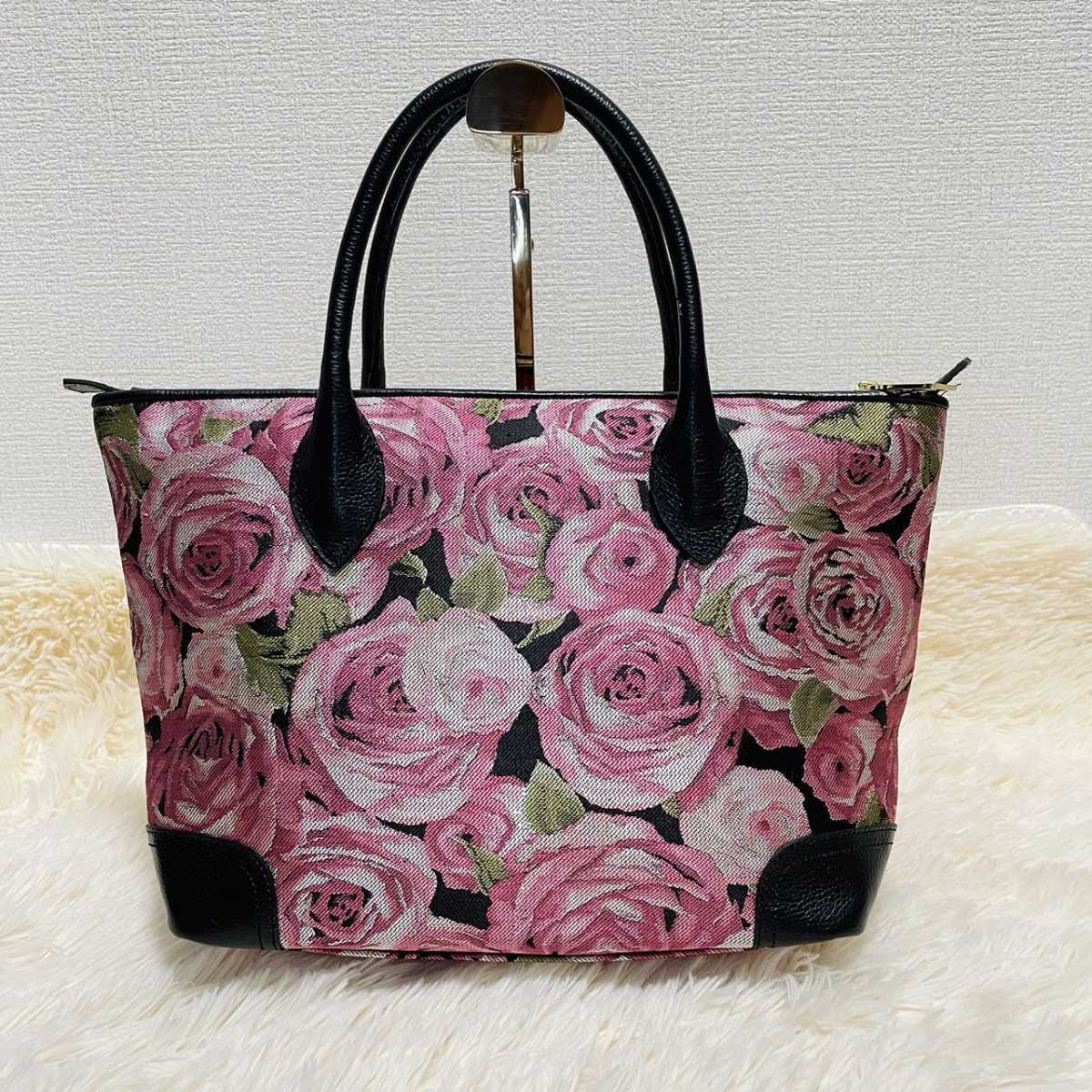 新品】Think Bee! シンクビー 薔薇柄 花柄 トートバッグ | www