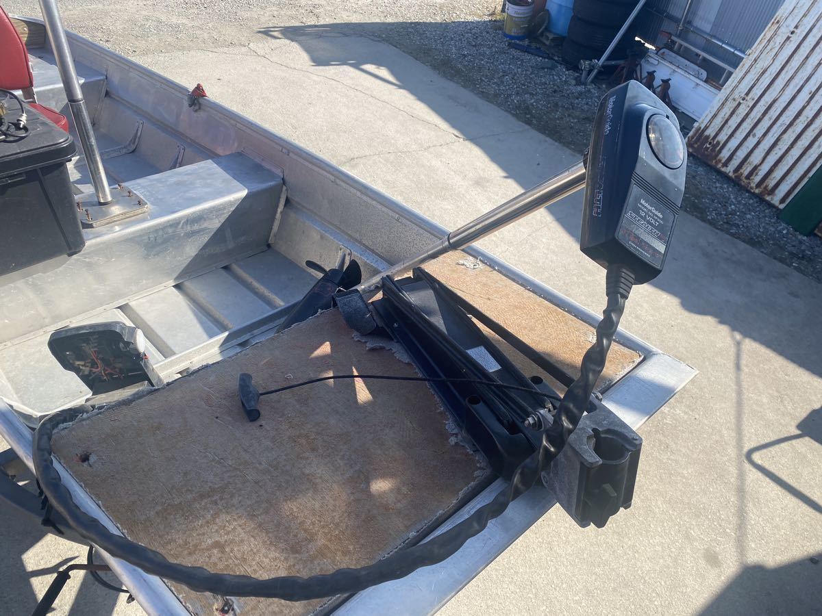 兵庫県神戸!アルミボート フットエレキ ハンドエレキ 魚群探知機 フル