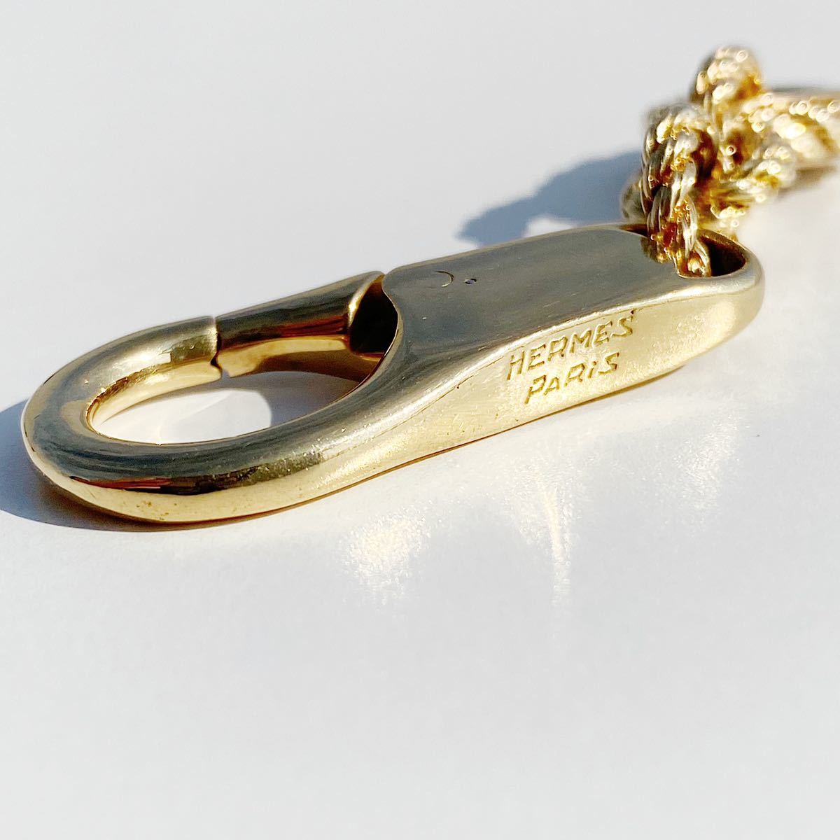 Vintage HERMES 18K キーリング Ring エルメス コダージュ