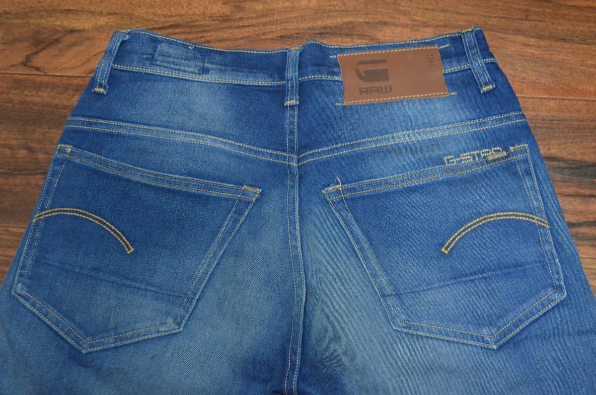 ●即決！ジースターロウ G-STAR RAW ストレッチストレートデニム 28 良品_画像4