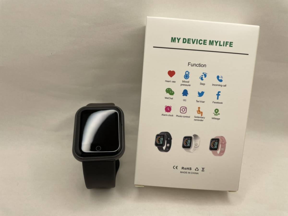 超歓迎】【超歓迎】Y68スマートウォッチ おすすめ 時計 大好評 Bluetooth 白 腕時計(デジタル)