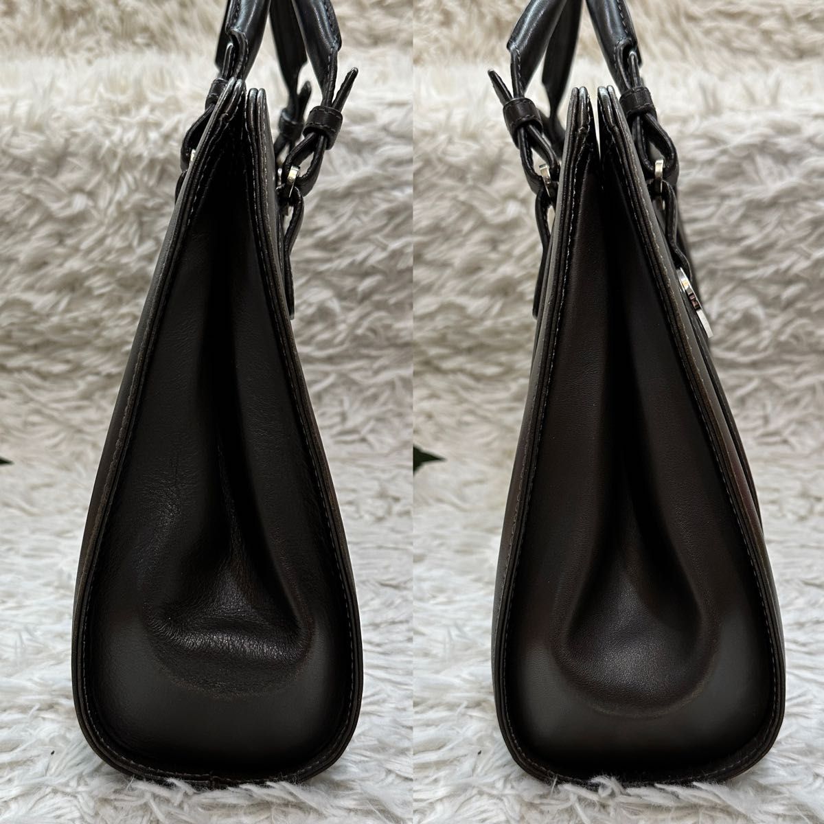 美フォルム LOEWE ロエベ アナグラム カモッシオ レザー 美フォルム LOEWE ロエベ アナグラム カモッシオ レザー